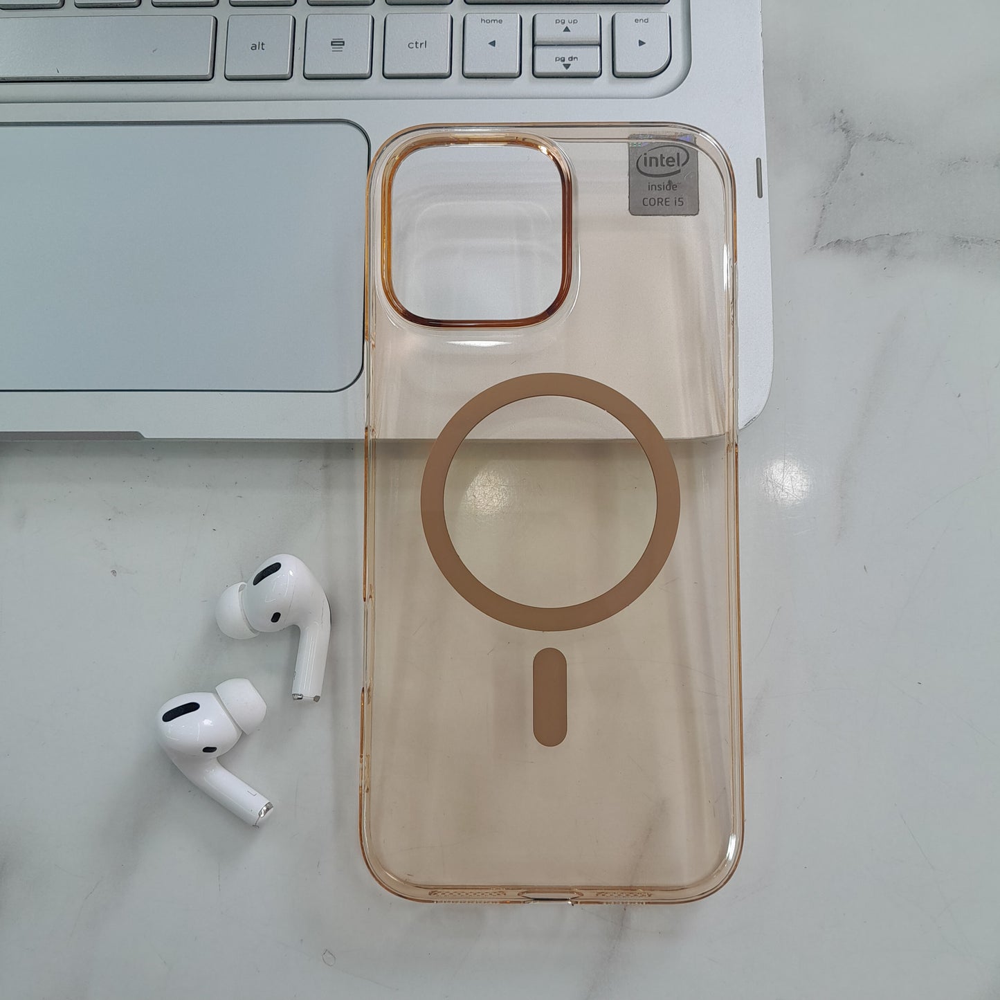 iPhone Series eouro magsafe pc MagSafe Clear Back Cover