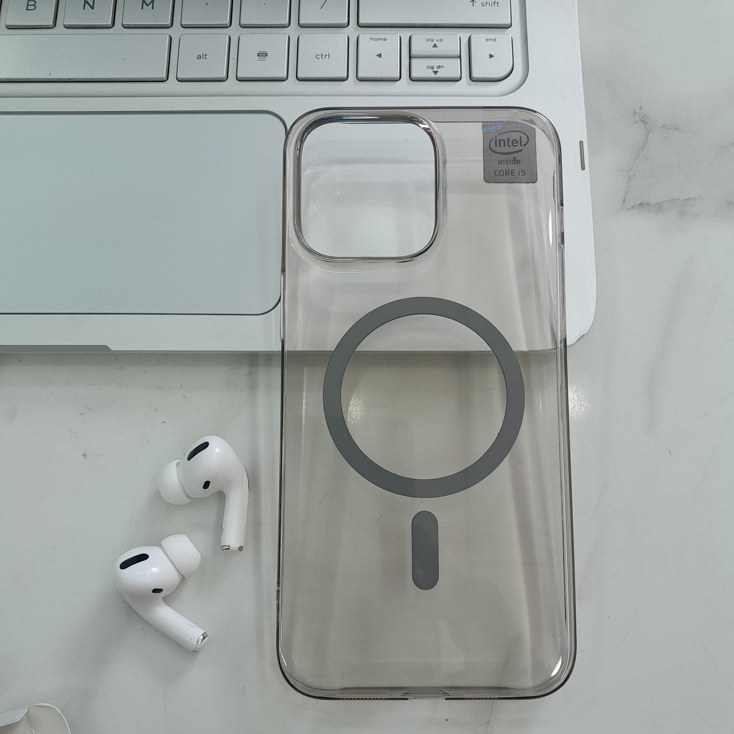 iPhone Series eouro magsafe pc MagSafe Clear Back Cover