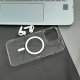 iPhone Series eouro magsafe pc MagSafe Clear Back Cover
