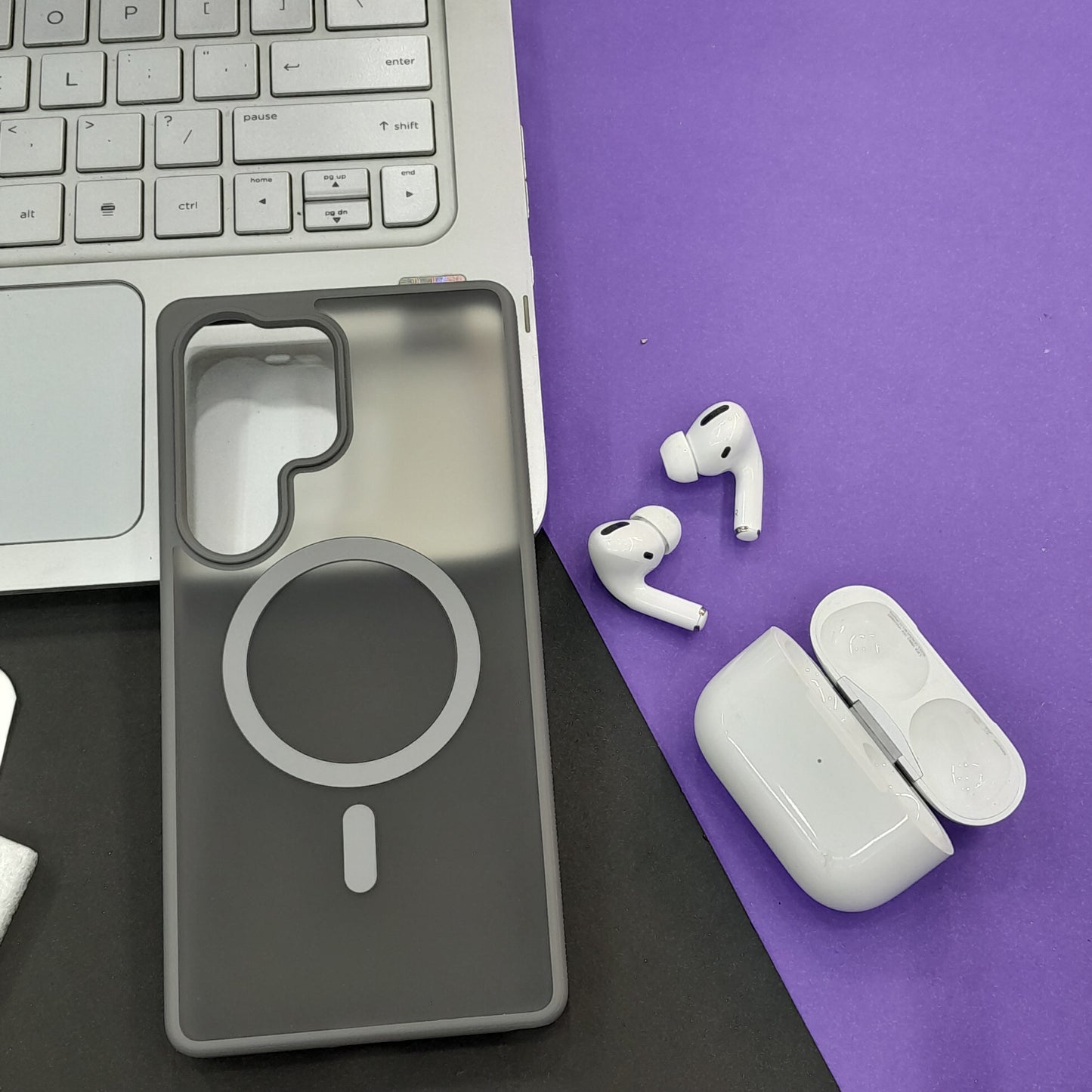 Samsung Galaxy s25 ultra fashon matte Case with MagSafe Support