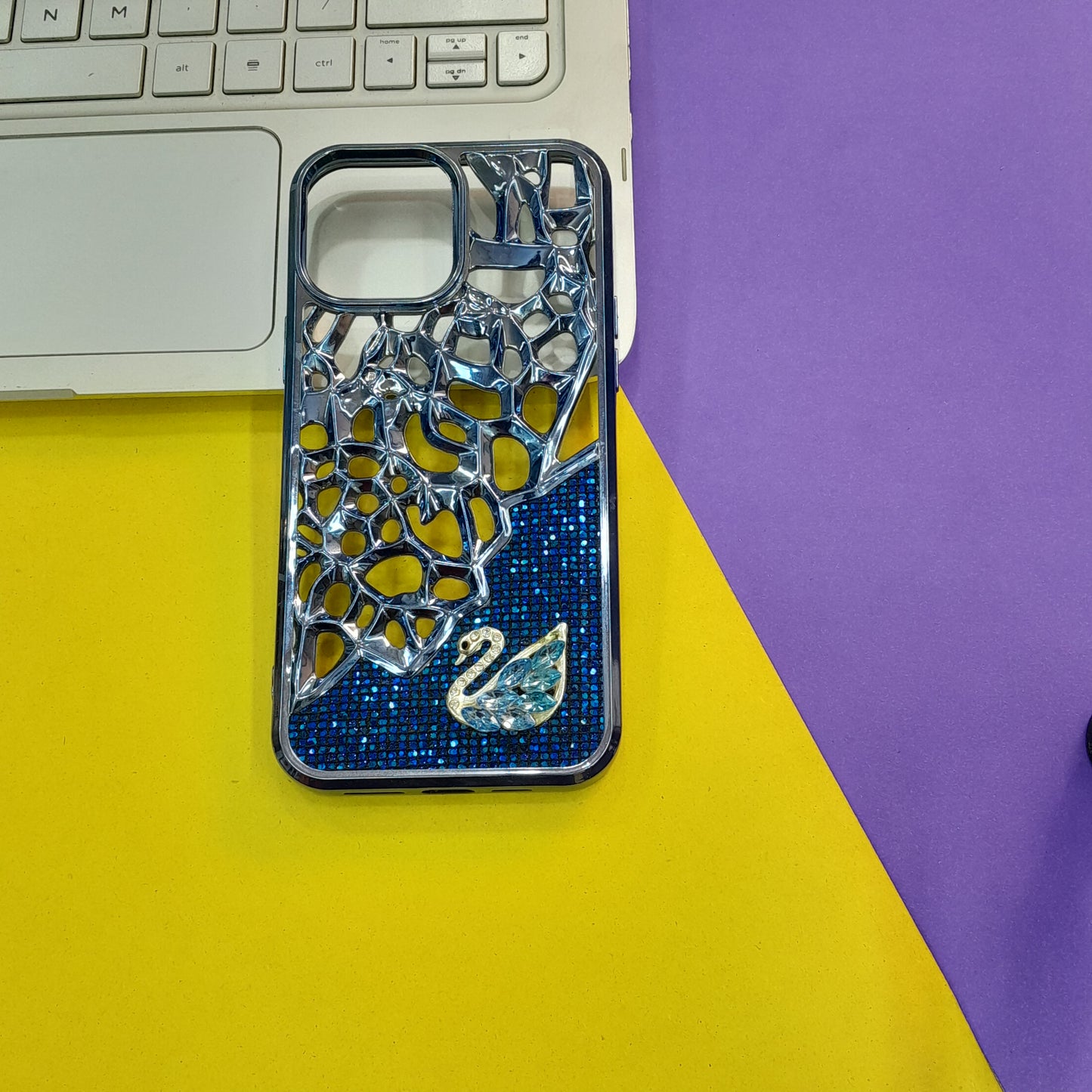 FANCY HEAT PROOF DUCK Crystal Mosaic Phone Case