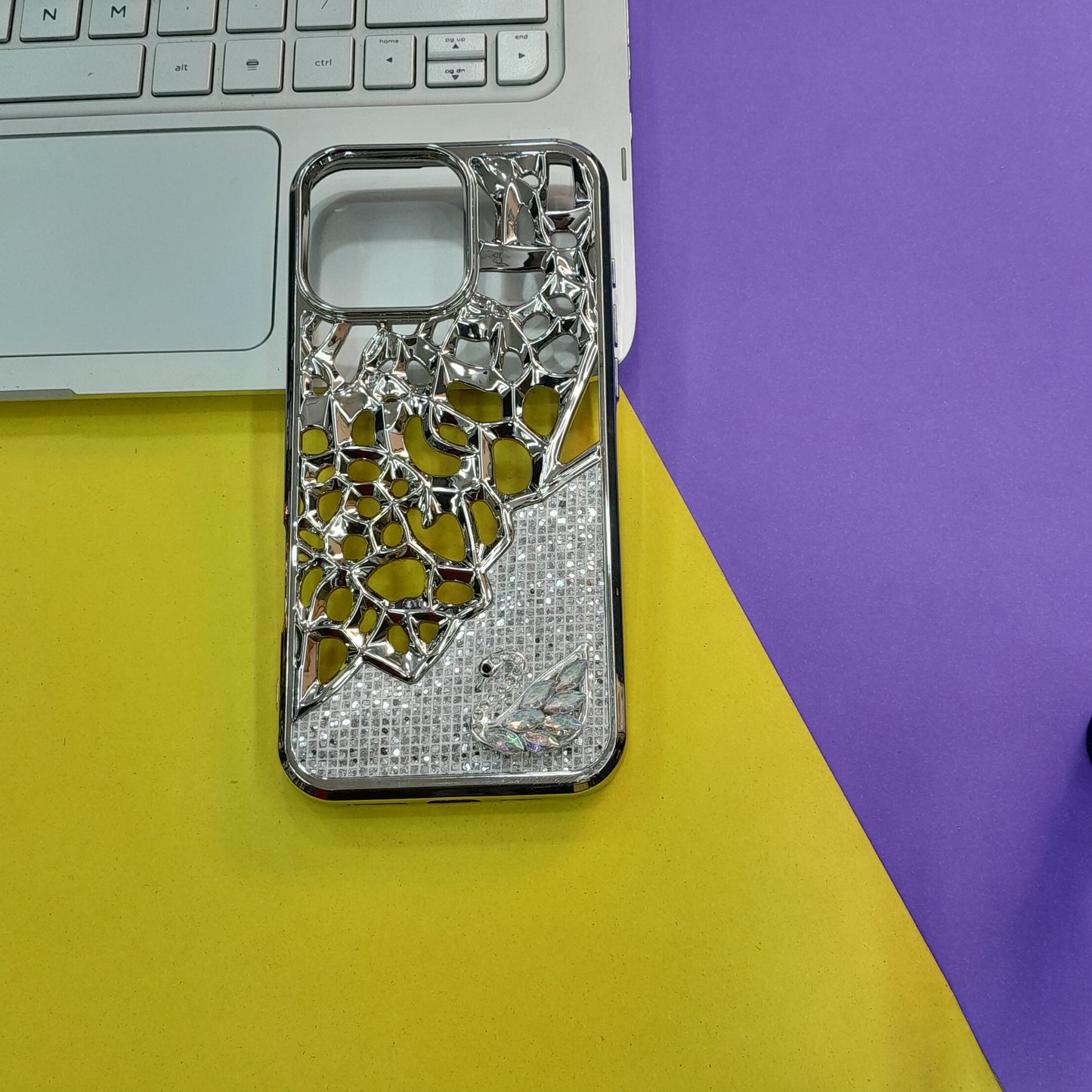 FANCY HEAT PROOF DUCK Crystal Mosaic Phone Case