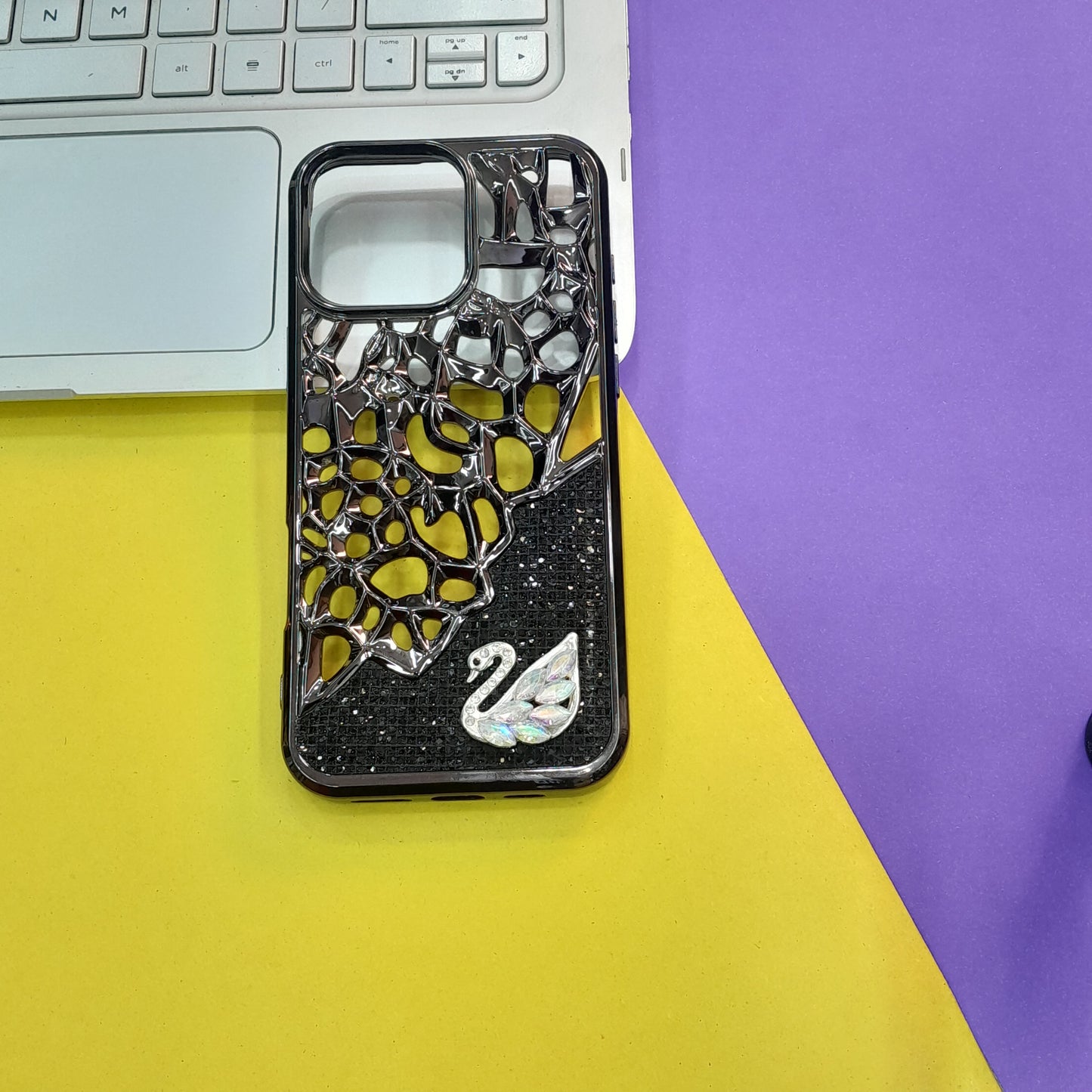 FANCY HEAT PROOF DUCK Crystal Mosaic Phone Case