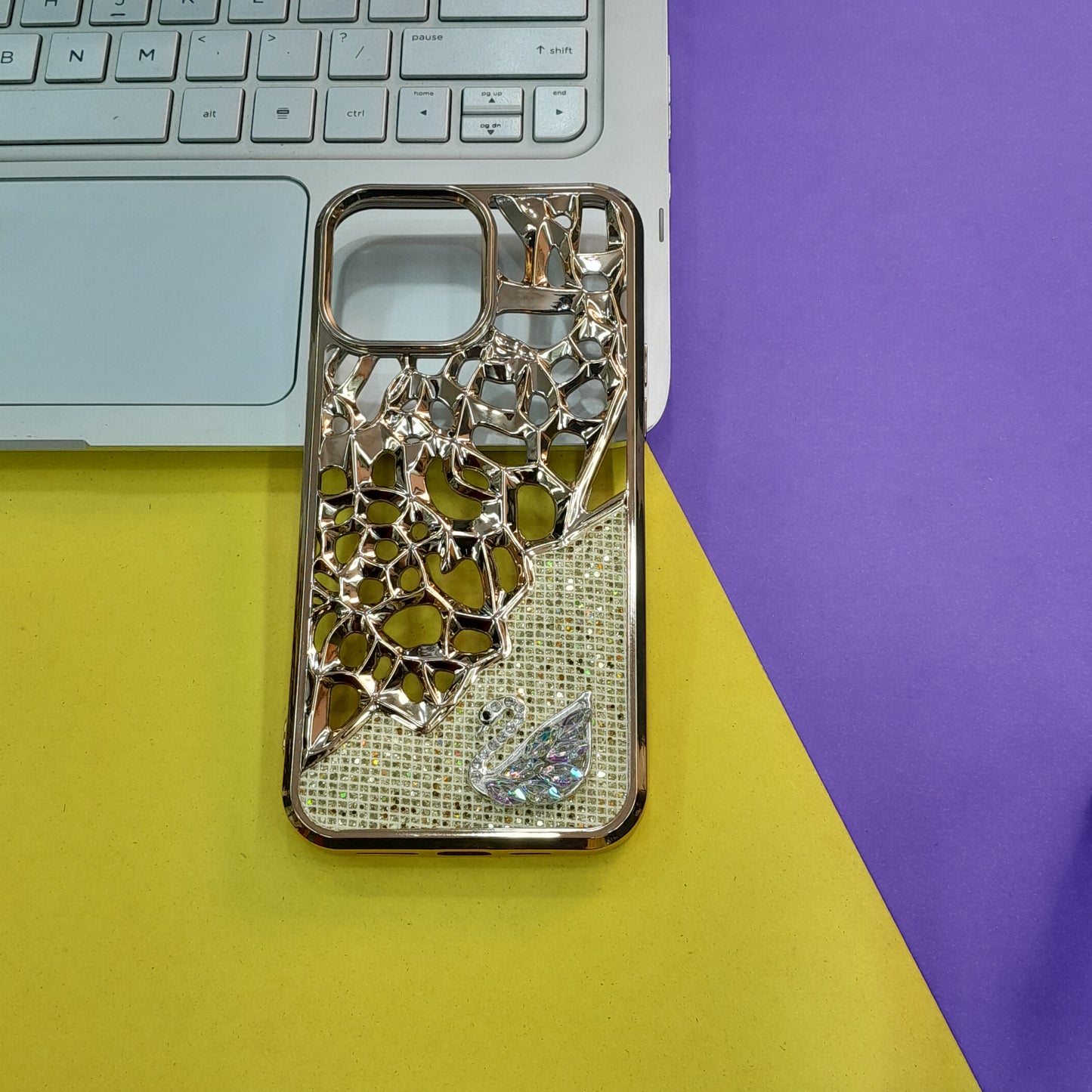 FANCY HEAT PROOF DUCK Crystal Mosaic Phone Case