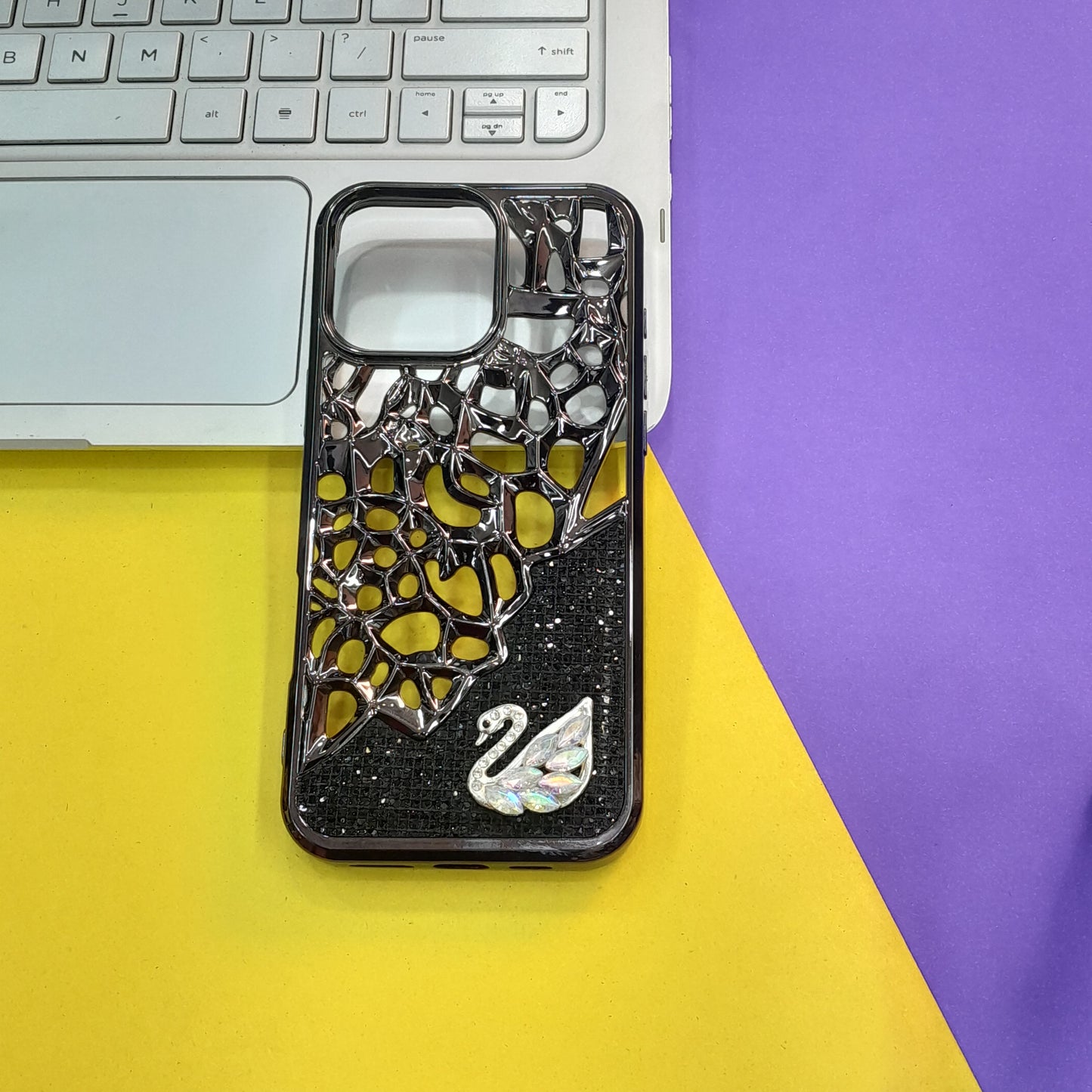 FANCY HEAT PROOF DUCK Crystal Mosaic Phone Case