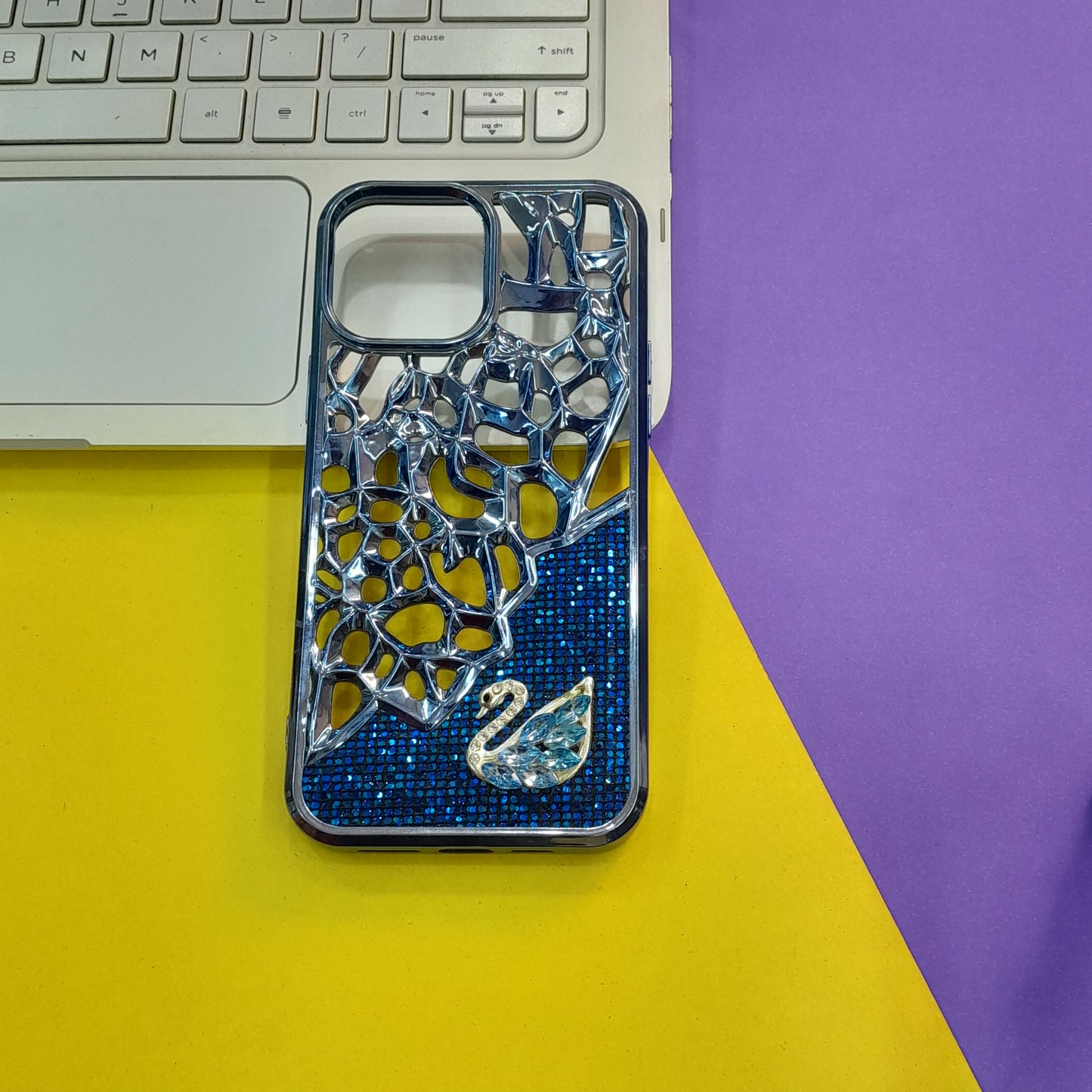 FANCY HEAT PROOF DUCK Crystal Mosaic Phone Case