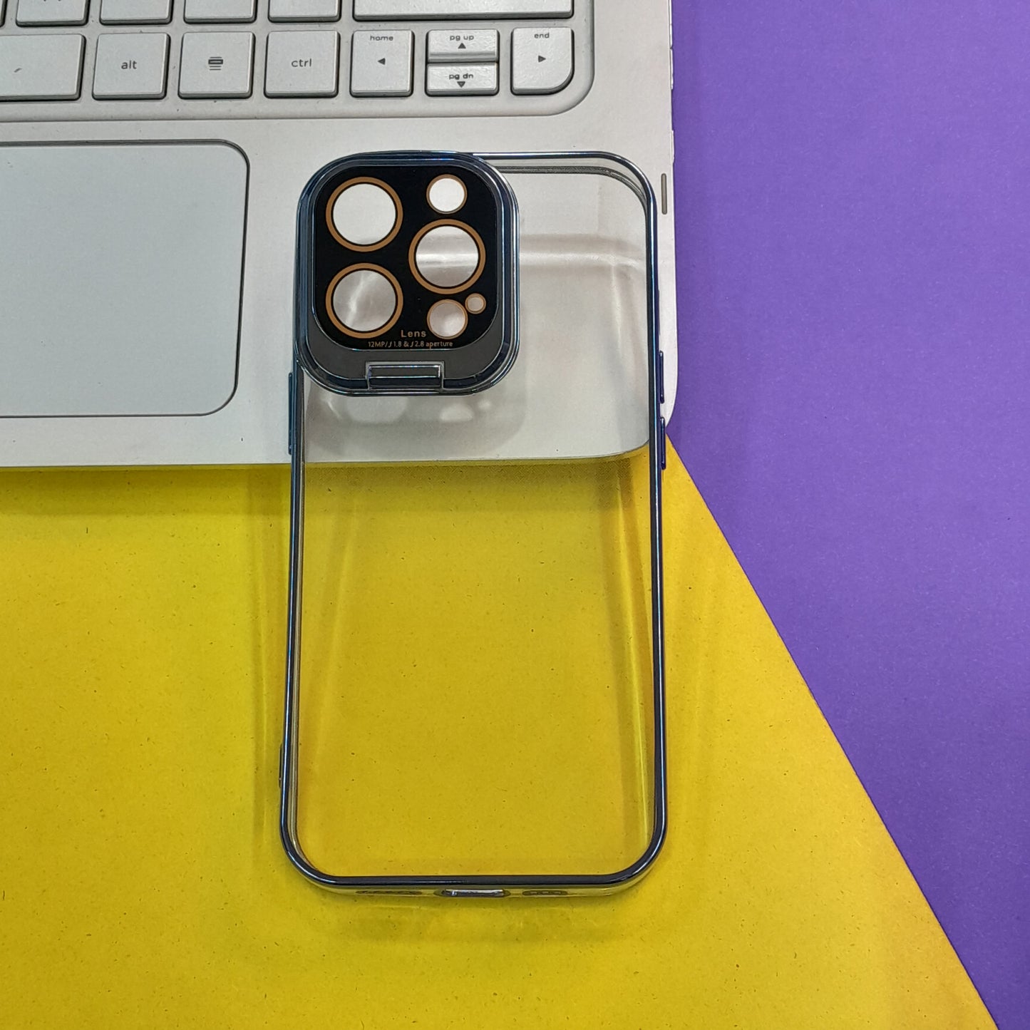 Window Clear Protective Phone Case with Enhanced Camera Guard
