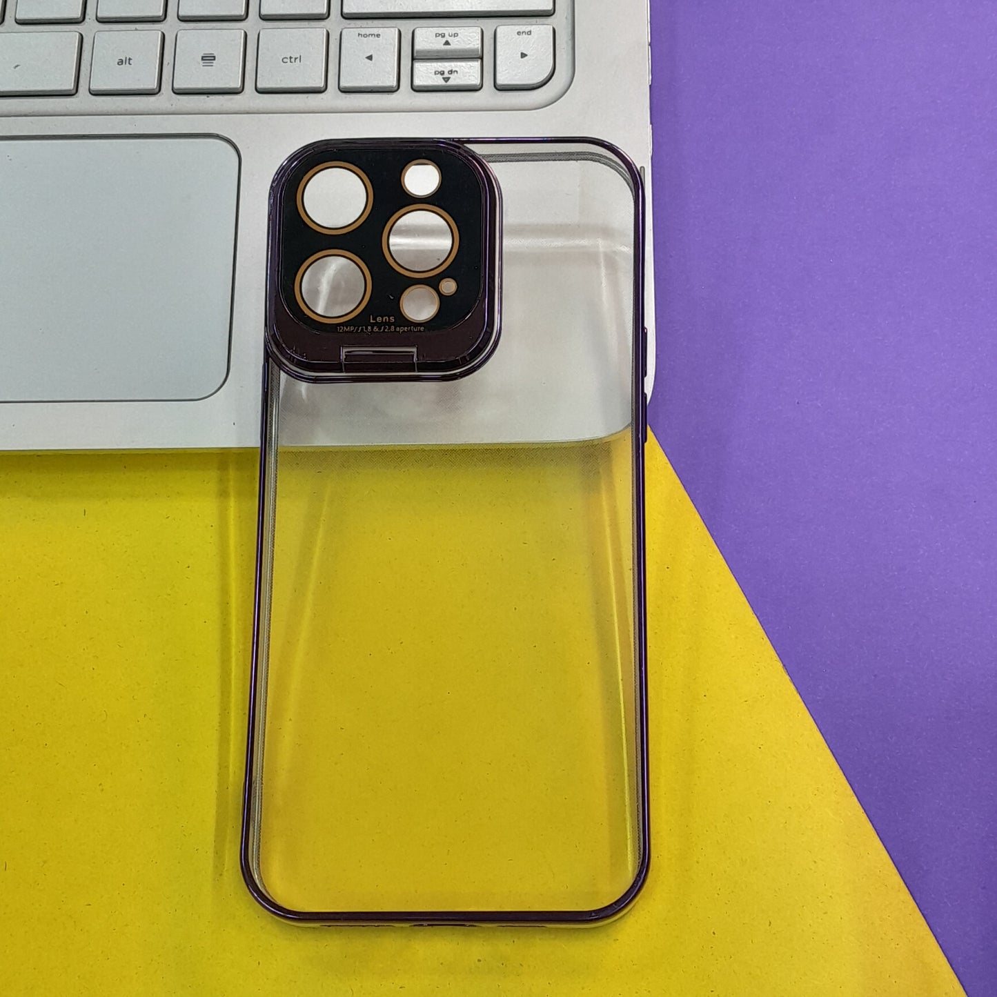 Window Clear Protective Phone Case with Enhanced Camera Guard
