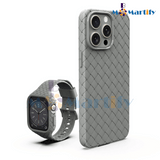 iPhone 16 Series Luxury woven pattern case