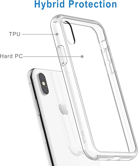 JETech Case for iPhone X, XR, XS Max