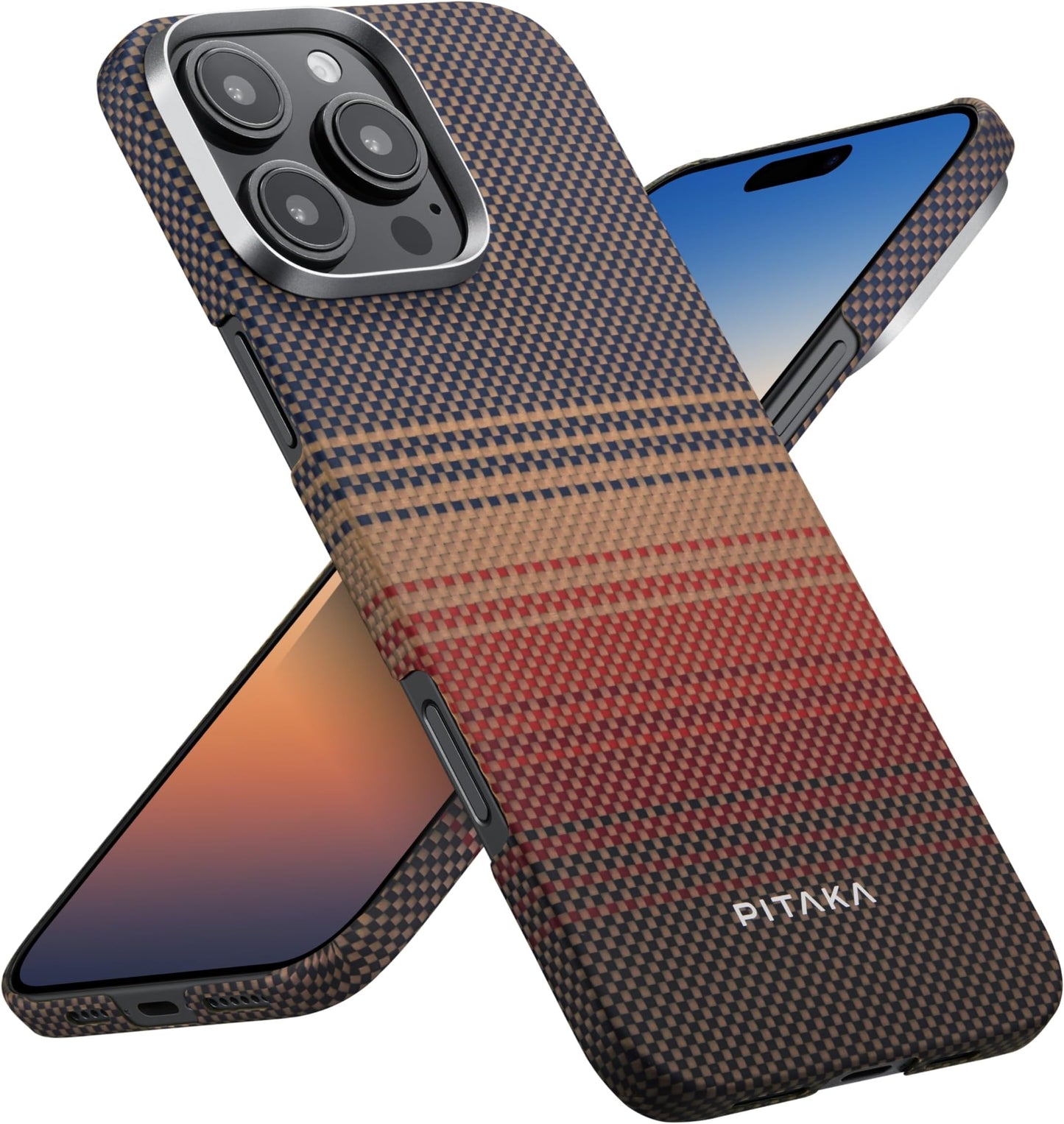 Pitaka Sunset Moonrise Military-Grade Protective Case for iPhone