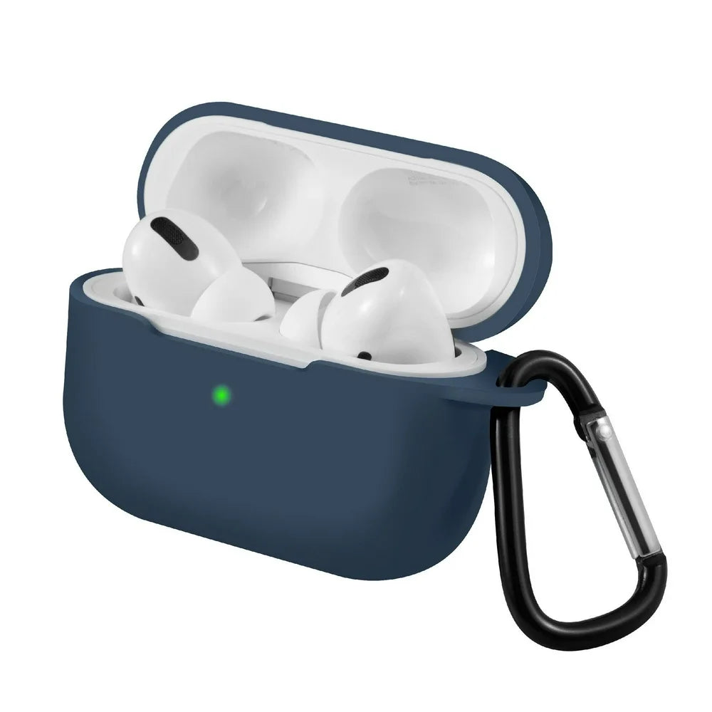Silicone Protective Case for AirPods Pro (with Keychain Clip)