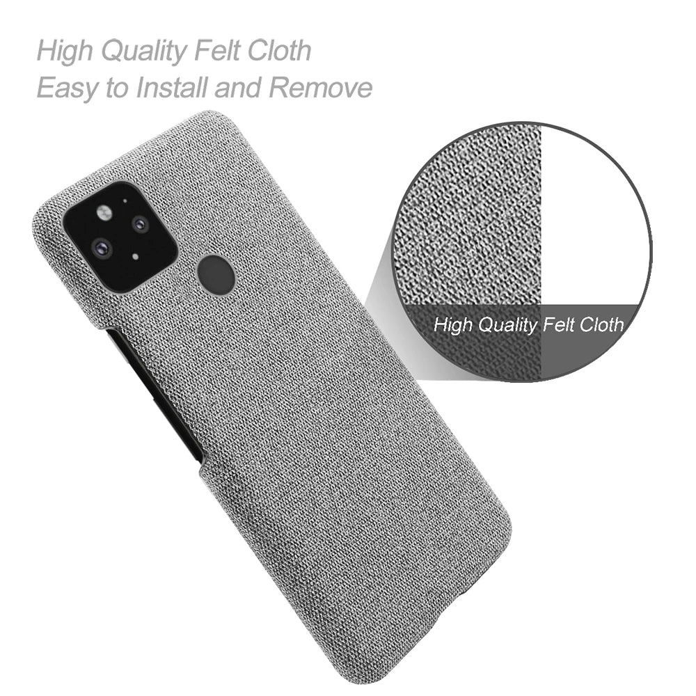 Fabric leather case for Google Pixel