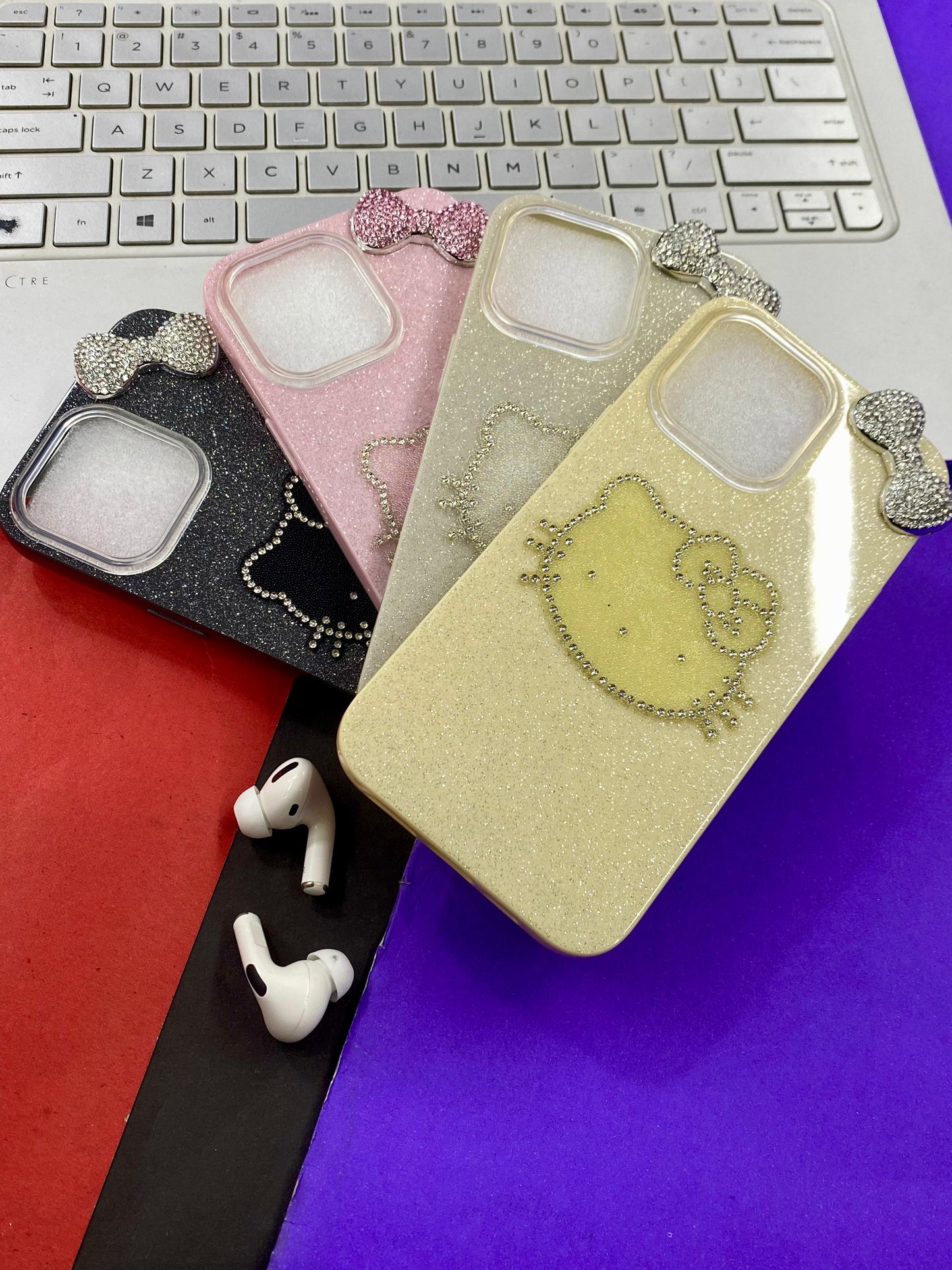 Hello Kitty design for i phone 7 plus to 16 pro max