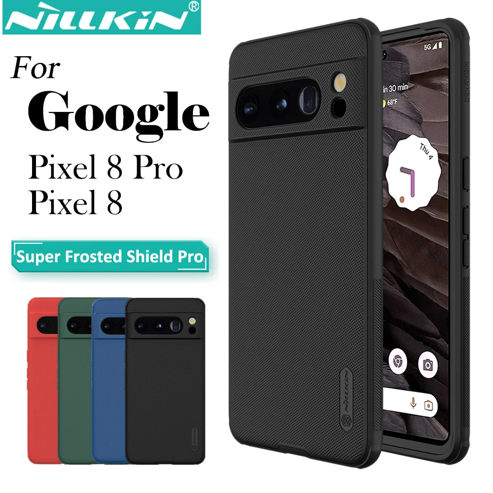 Nillkin for Google Pixel 8 Pro Case Sleek and Stylish Google Pixel 8 Mobile Phone Cover with Anti-Fingerprint Design