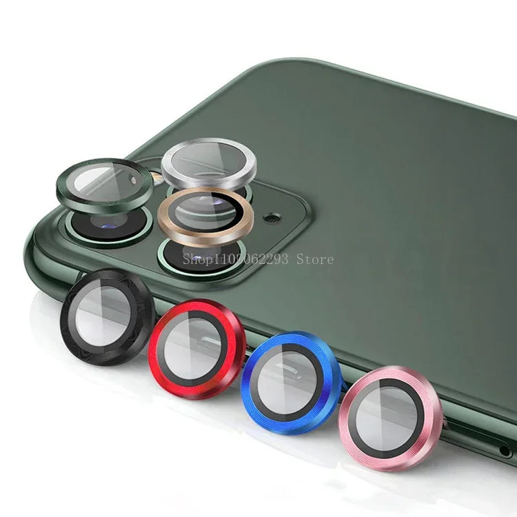 3 pcs of 3D Colourful Alloy Ring Camera Lens