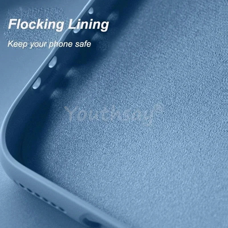 Soft TPU Original Liquid Silicone  For Vivo Y17s Case