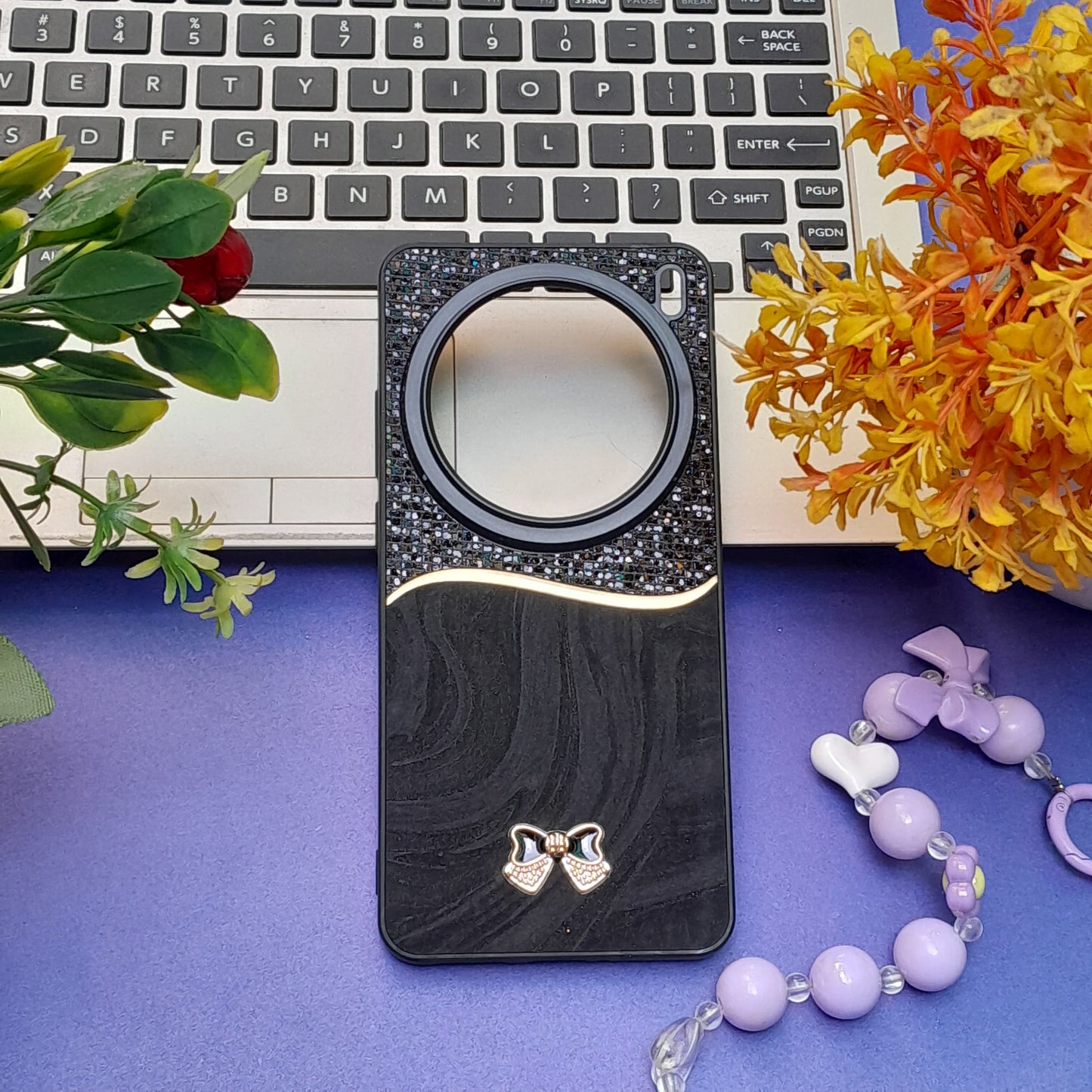 Shiny Glitter Bling Texture Soft fancy butterfly Case