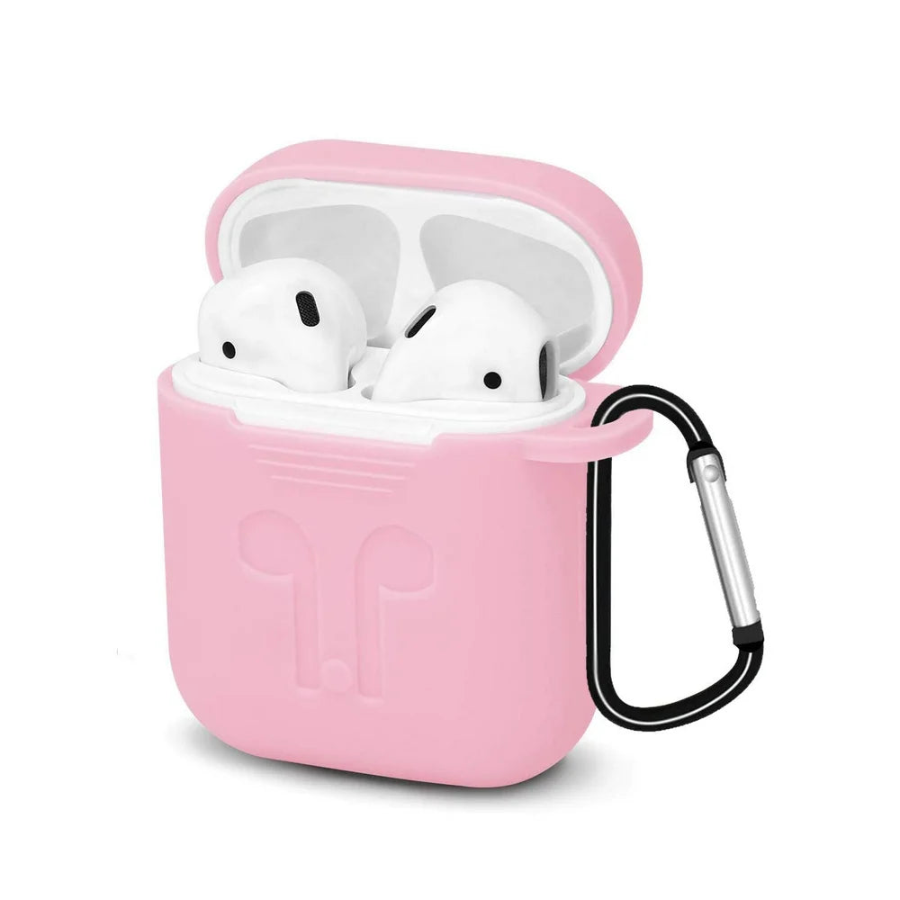 Silicone Protective Case for AirPods Pro (with Keychain Clip)
