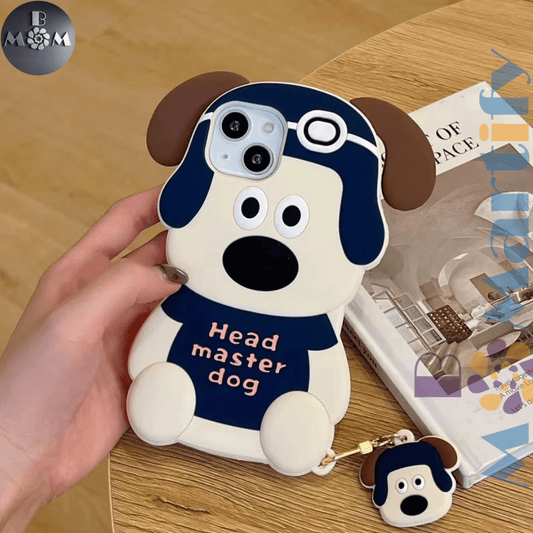 sosocase iPhone 13 Pro Case, Popular, 3D, Interesting, Cartoon, Puppy, Silica Gel, iPhone Case, TPU, iPhone , Lens Protection, Soft, For Men and Women, Mobile Phone Cover