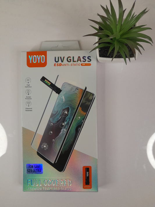 Infinix_ Note 40 Pro Screen Protector - YOYO - UV Liquid Full Glue Tempered Glass Screen Protector