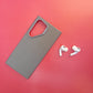 Premium Vegan Leather Carbon Texture Armor Case with CO Key for Samsung Galaxy Ultra series