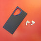 Premium Vegan Leather Carbon Texture Armor Case with CO Key for Samsung Galaxy Ultra series