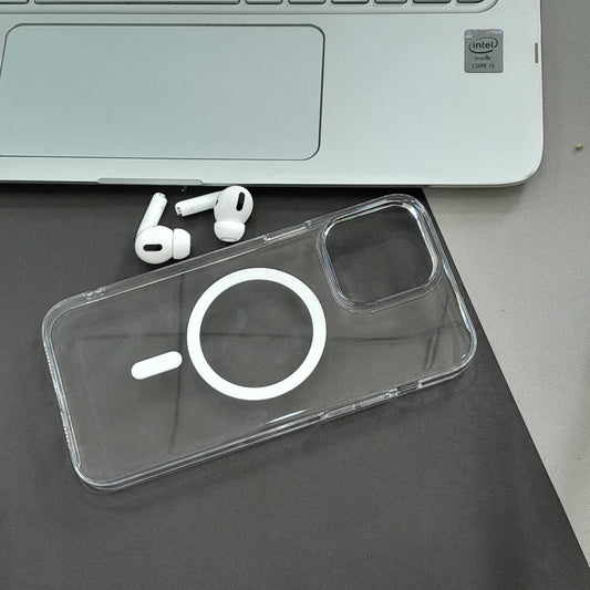 iPhone Series eouro magsafe pc MagSafe Clear Back Cover