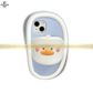 3D Cartoon Baby Shark Slippers-Style Case for iPhone