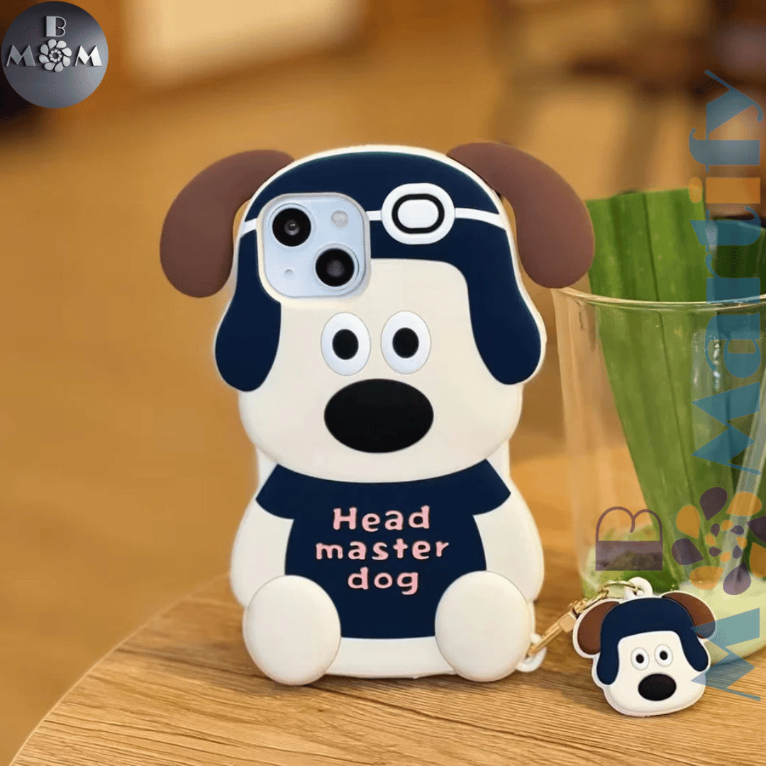 sosocase iPhone 13 Pro Case, Popular, 3D, Interesting, Cartoon, Puppy, Silica Gel, iPhone Case, TPU, iPhone , Lens Protection, Soft, For Men and Women, Mobile Phone Cover