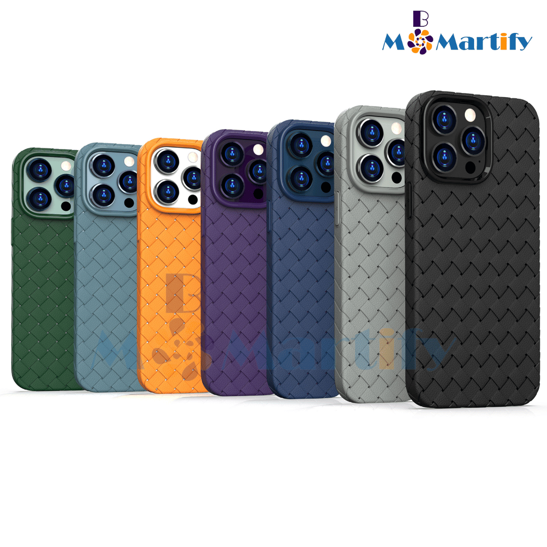 iPhone 16 pro max case case lightweight Luxury high quality woven pattern soft TPU