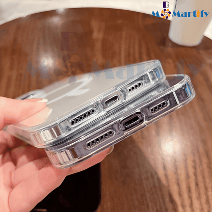 J-Case IC Magnetic Series – Original iPhone Max Transparent Case with MagSafe & Notification Support
