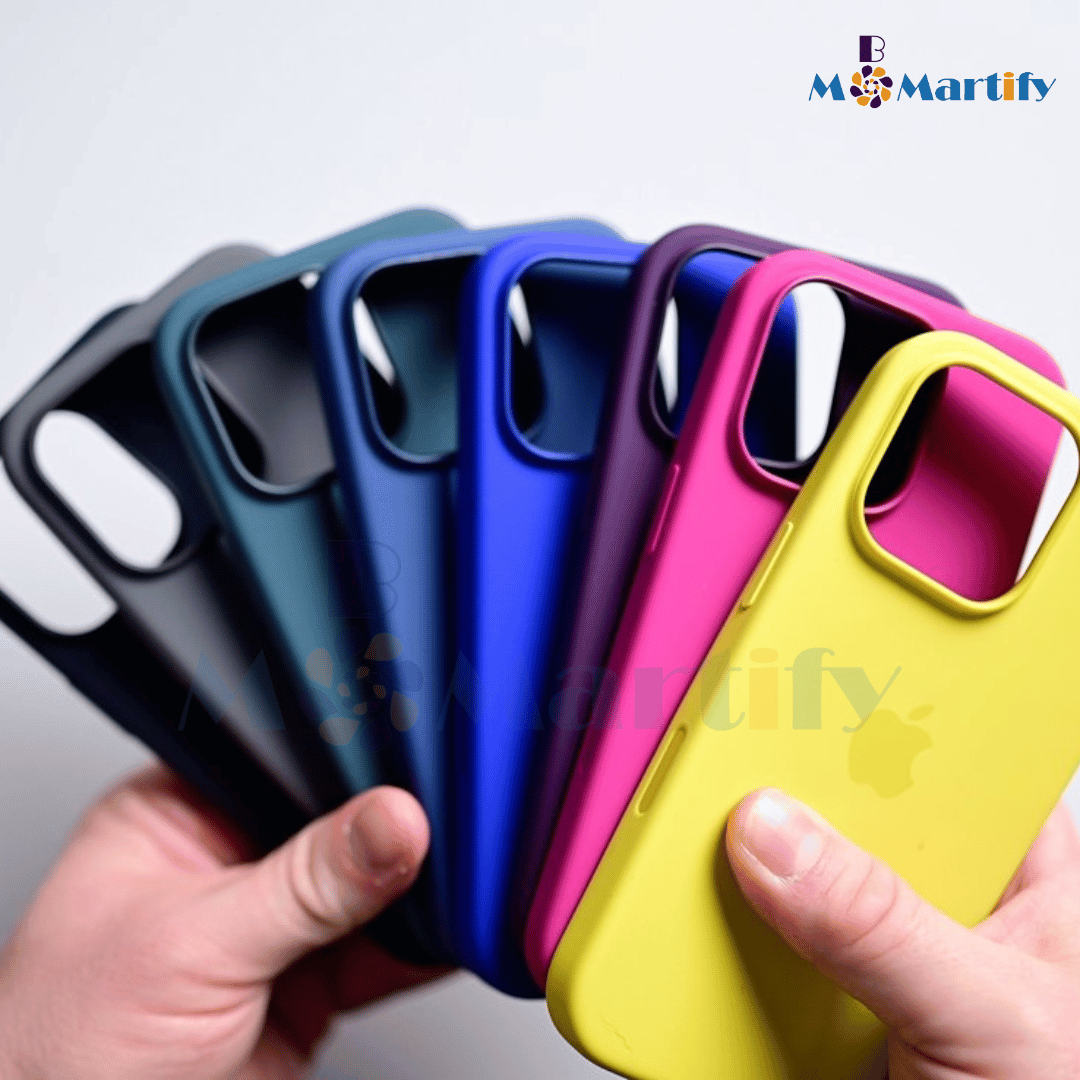 SILICON CASE  WITH SCRATCH MICROFIBER FOR  iPHONE 12 to 13