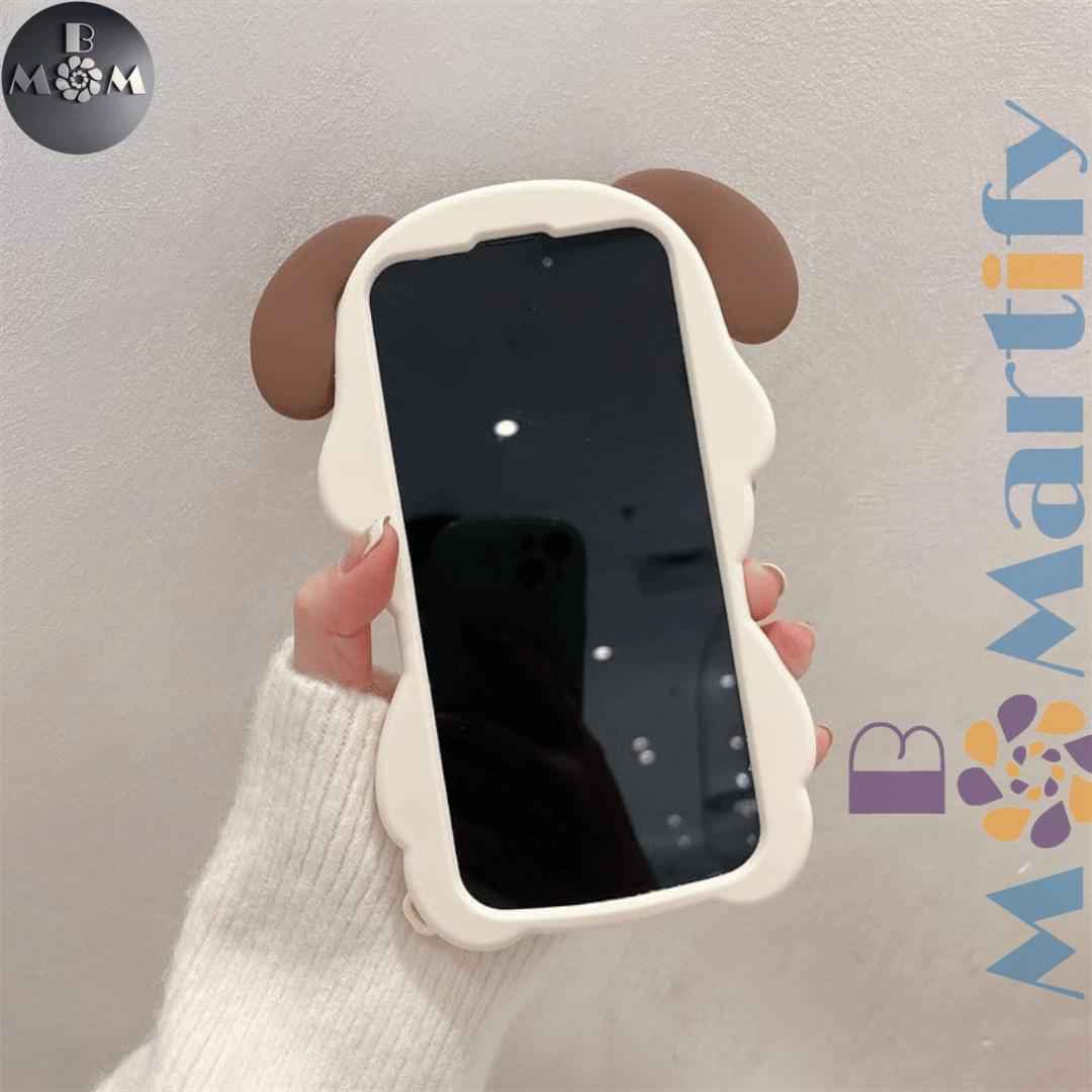 sosocase iPhone 13 Pro Case, Popular, 3D, Interesting, Cartoon, Puppy, Silica Gel, iPhone Case, TPU, iPhone , Lens Protection, Soft, For Men and Women, Mobile Phone Cover