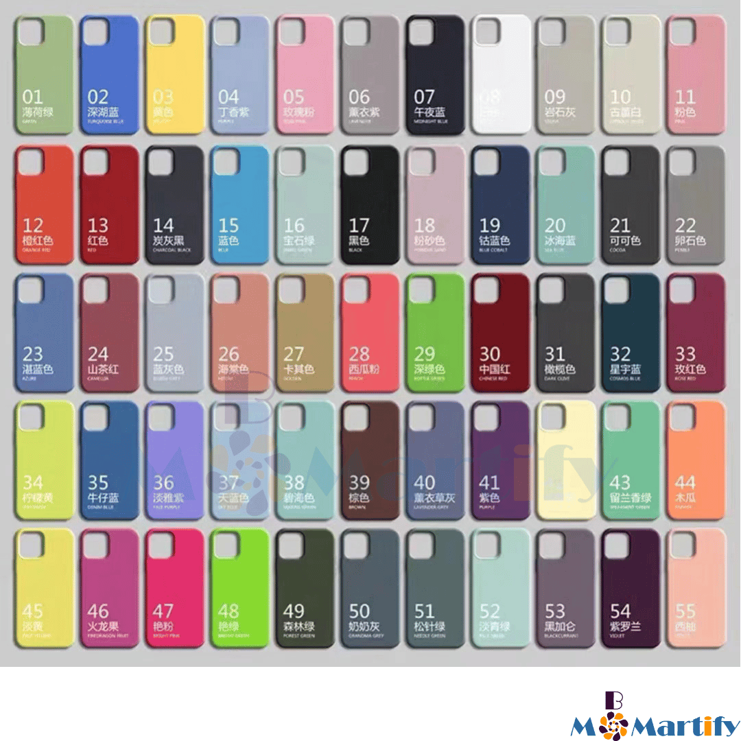 SILICON CASE  WITH SCRATCH MICROFIBER FOR  iPHONE 12 to 13