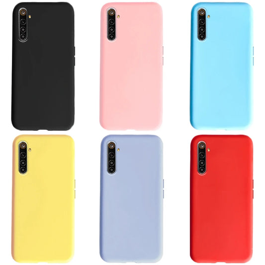 Liquid Silicone Matte Bumper Case For OPPO Realme 6 Pro Case