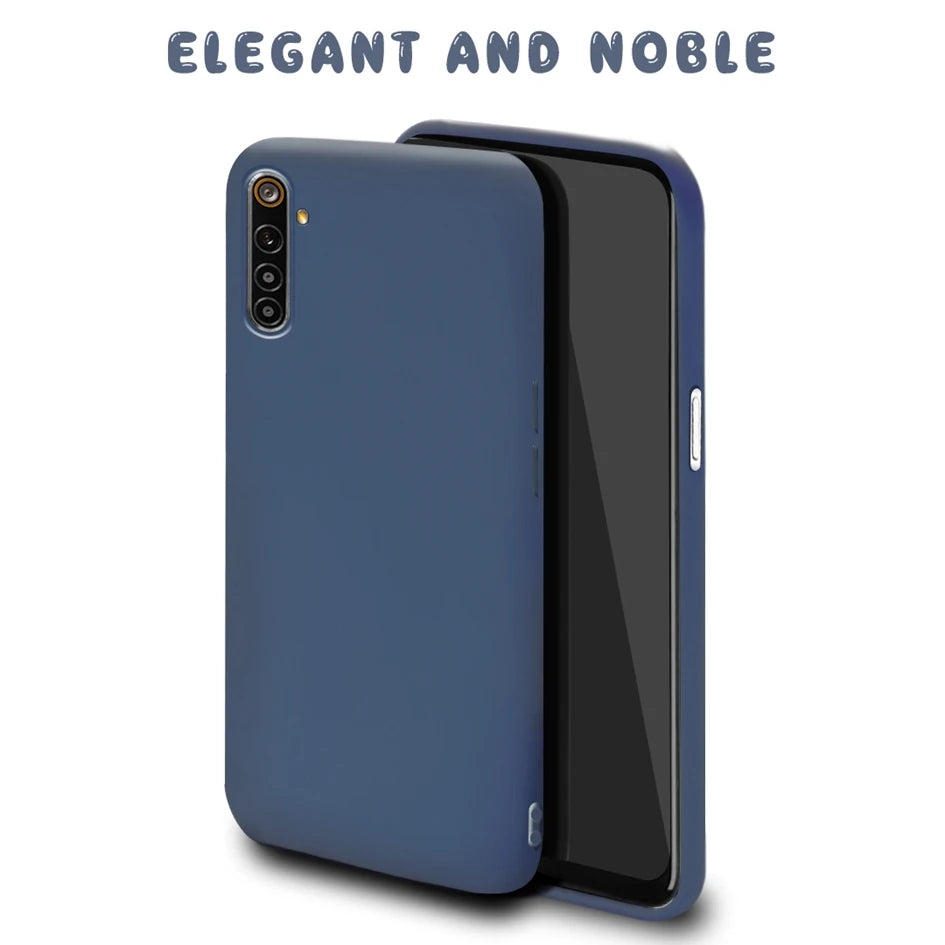 Liquid Silicone Matte Bumper Case For OPPO Realme 6 Pro Case