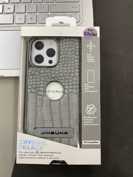 JINBURA Crystal Palace Case for iPhone 15 Pro Max