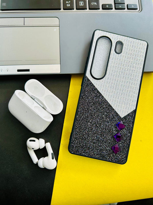 FANCY SIDE STONE CASE INFINX VIVO TECNO SAMSUNG OPPO