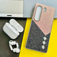 FANCY SIDE STONE CASE INFINX VIVO TECNO SAMSUNG OPPO