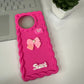 Tecno Series Silicon Flower Case