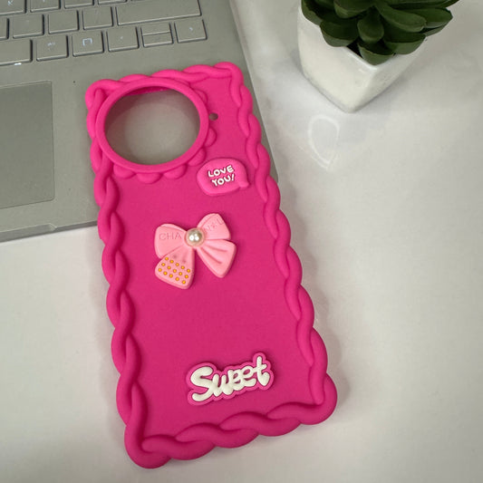 Tecno Series Silicon Flower Case