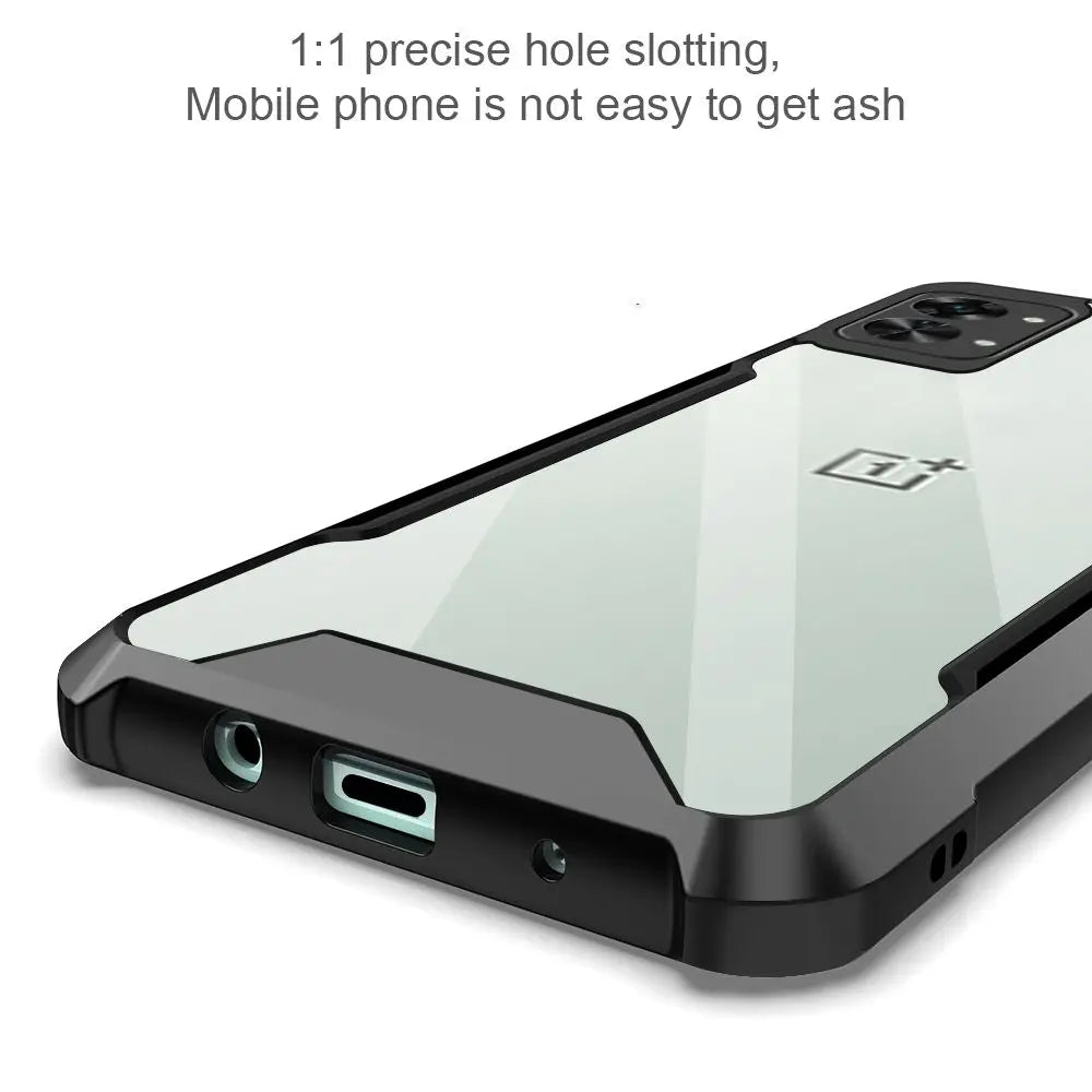 Clear Acrylic Heavy Duty TPU Bumper Back Case