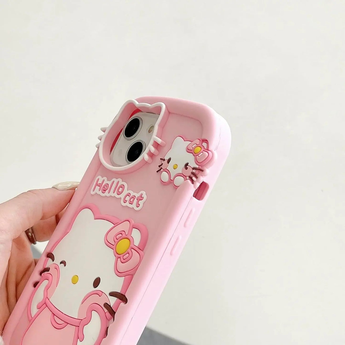 iPhone Kittnen case Kawaii Funny Cat Hello Kitty For iPhone 15 14 13 12 11 6 7 8 Pro Max Plus Xs XR Silicone Soft Cover Case