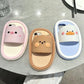 3D Cartoon Baby Shark Slippers-Style Case for iPhone