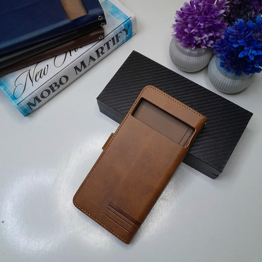 Google Pixel Leather Wallet Case– Sleek Protection with Smart Storage
