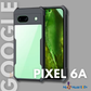 i PACKI Bumper Case for Google Pixel 6 & 6A Shockproof Shell PC+TPU Camera Full Protection Back Transparent Phone Cover