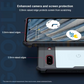 i PACKI Bumper Case for Google Pixel 6 & 6A Shockproof Shell PC+TPU Camera Full Protection Back Transparent Phone Cover